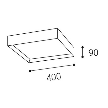 LED2 1272251DT MILO 40, W DIM 30W 2CCT 3000K/4000K stropní bílé