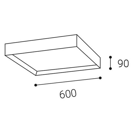 LED2 1272351DT MILO 60, W DIM 30W 2CCT 3000K/4000K stropní bílé