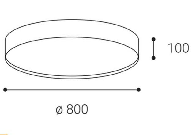 LED2 1272658D ROMO 80, CF DIM 80 2CCT 3000K/4000K STROPNÍ KÁVOVÁ