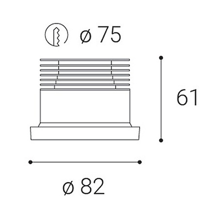LED2 2150423 SPOT A, B 9W 2700K