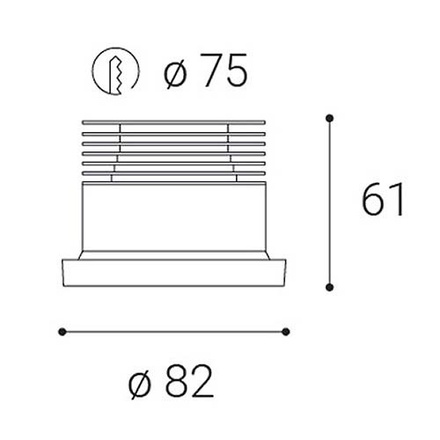 LED2 2150441DT SPOT A, W DIM 9W 4000K zápustné bílé