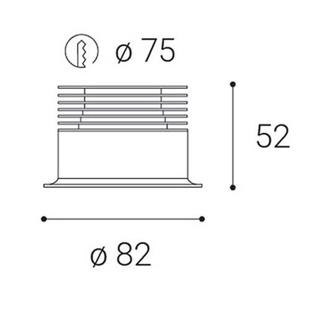 LED2 2150541DT SPOT B, W DIM 9W 4000K zápustné bílé