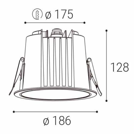 VÝPRODEJ VZORKU LED2 2233851 BETA 19 30-40W 3CCT 3000K/4000K/5700K