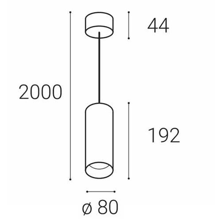 LED2 3251431 LUKY Z,  10-20 3000K ZÁVĚSNÉ BÍLÉ