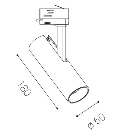 VÝPRODEJ VZORKU LED2 6090333DT MATRIX 1, B DIM 10W 3000K