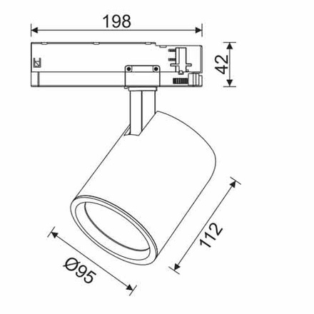 VÝPRODEJ VZORKU LED2 6091633D LOOK, B DIM 32W 3000K černá