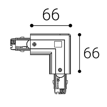 LED2 6360903 ECO TRACK RIGHT L-FEED, B