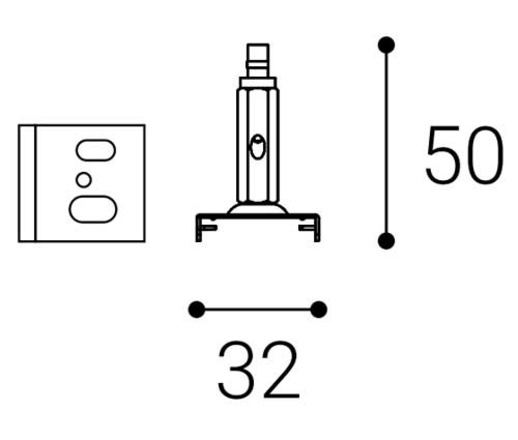 LED2 6361401 ECO TRACK SUSPENSION 7M, W