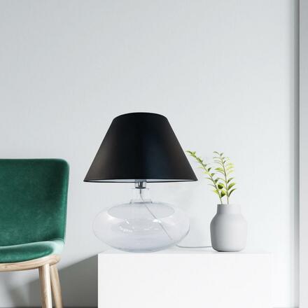 ZUMALINE Stolní lampa MERSIN čirá 5513BK